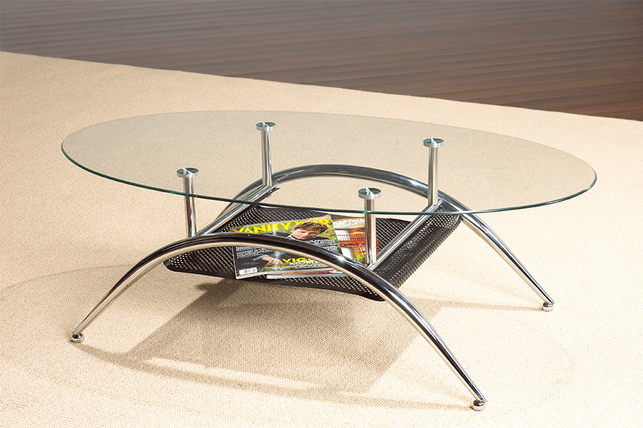 Coffee Table with Chrome Legs IF-2001