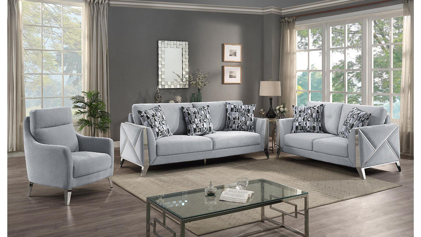 L5725 Diana Living Room in Silver