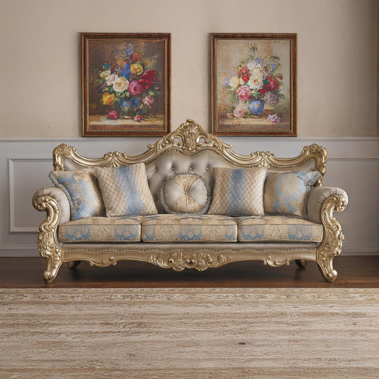 Isabella Sofa - Silver & Gold - L1425