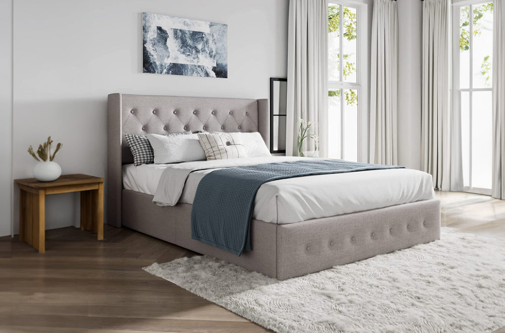 Queen Bed With Hydraulic Storage