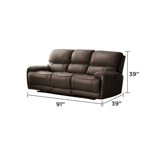 L2575 POLAR SOFA - CHOCOLATE