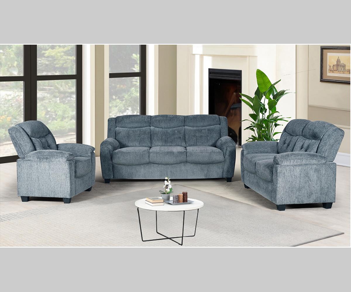 Reese 3PC Fabric Sofa Set - KM2225