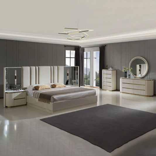 Paris Modern Complete Bedroom Set - Available in Queen and King