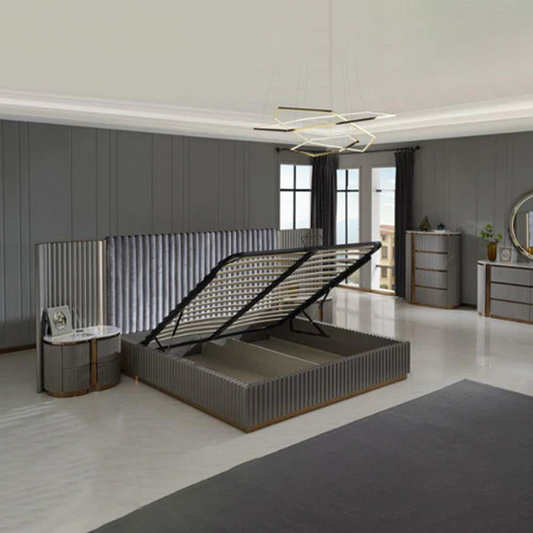 London Modern Bedroom set available in Queen & King size