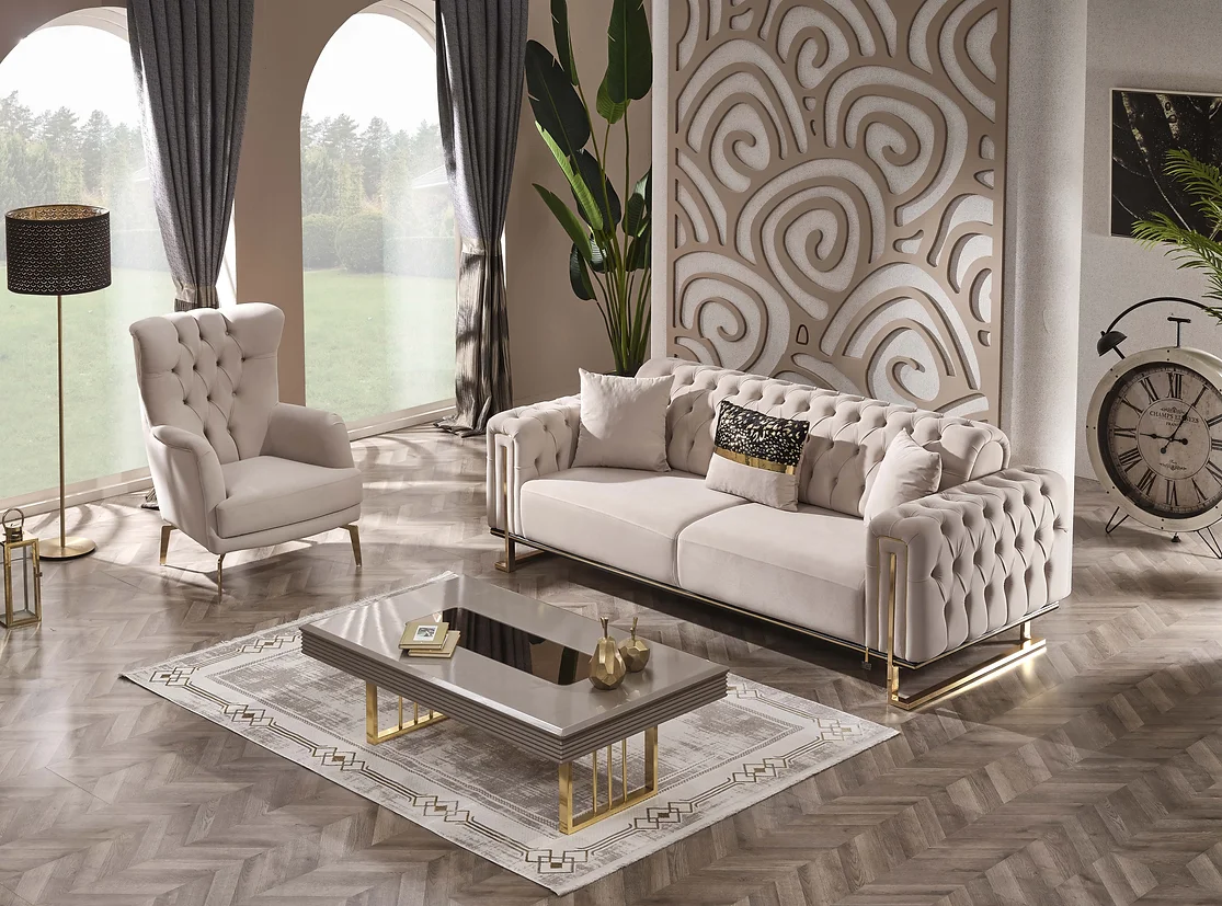 Dream-Berger-Beige-Gold-Sofa-Set