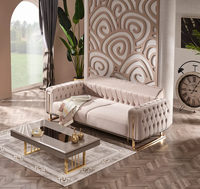 Dream Berger Beige&Gold Sofa Set