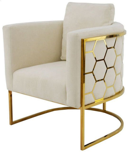 Honeycomb Modern Accent Chair