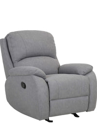 GREY FABRIC RECLINER