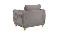 Leena Dark Grey Sofa – Modern Upholstered Living Room Sofa (L7725)