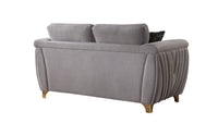 Leena Dark Grey Sofa – Modern Upholstered Living Room Sofa (L7725)