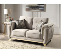 Leena Light Grey Sofa – Modern Upholstered Living Room Sofa (L7725)
