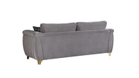 Leena Dark Grey Sofa – Modern Upholstered Living Room Sofa (L7725)