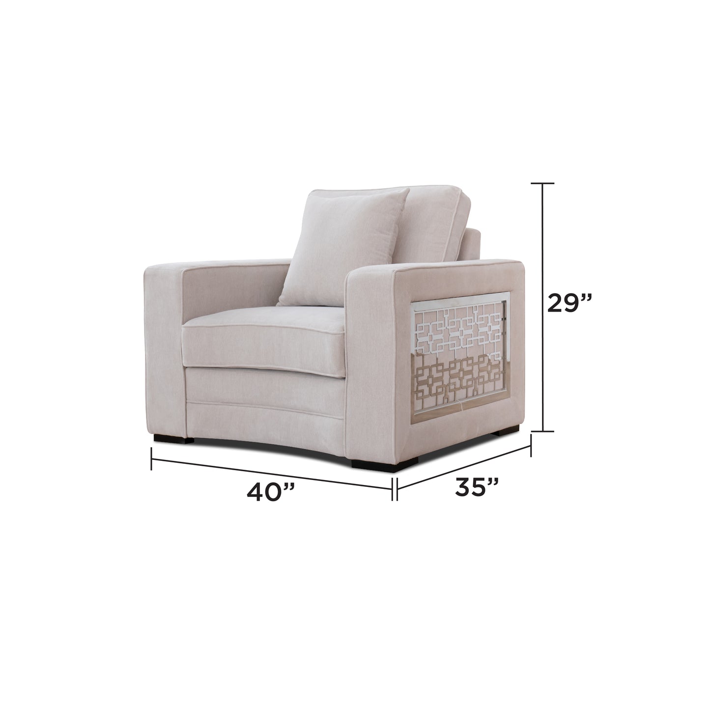 Havana Beige Sofa – Modern Upholstered Living Room Sofa (L7925)