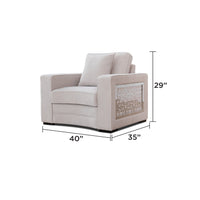 Havana Beige Sofa – Modern Upholstered Living Room Sofa (L7925)