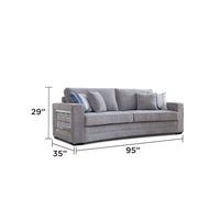 Havana Grey Sofa – Modern Upholstered Living Room Sofa (L7925)