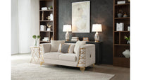 Contessa Beige Sofa – Elegant Upholstered Living Room Sofa (L8125)