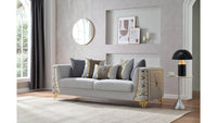 Contessa Grey Sofa – Elegant Modern Upholstered Living Room Sofa (L8125)