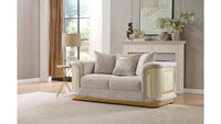 Bona Beige Sofa – Modern Upholstered Living Room Sofa (L8225)