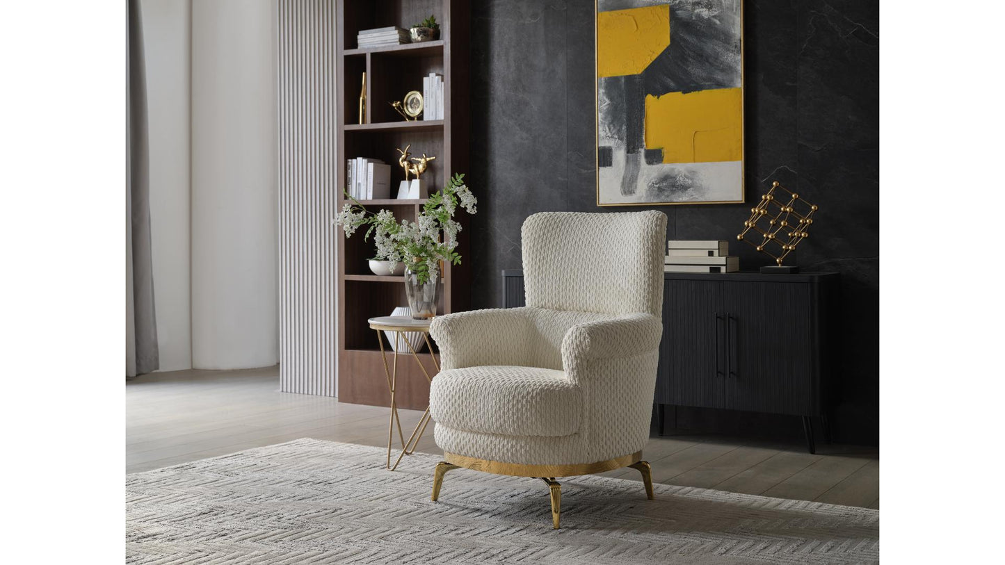 Zoe Beige Sofa – Modern Upholstered Living Room Sofa (L8425)