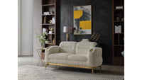 Zoe Beige Sofa – Modern Upholstered Living Room Sofa (L8425)