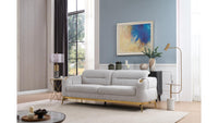 Zoe Grey Sofa – Modern Upholstered Living Room Sofa (L8425)