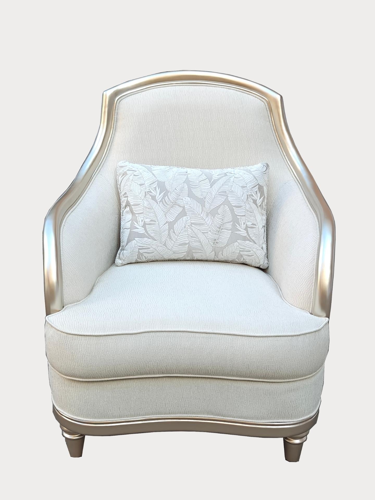 Caroline Light Grey Sofa – Modern Upholstered Living Room Sofa (L8525)