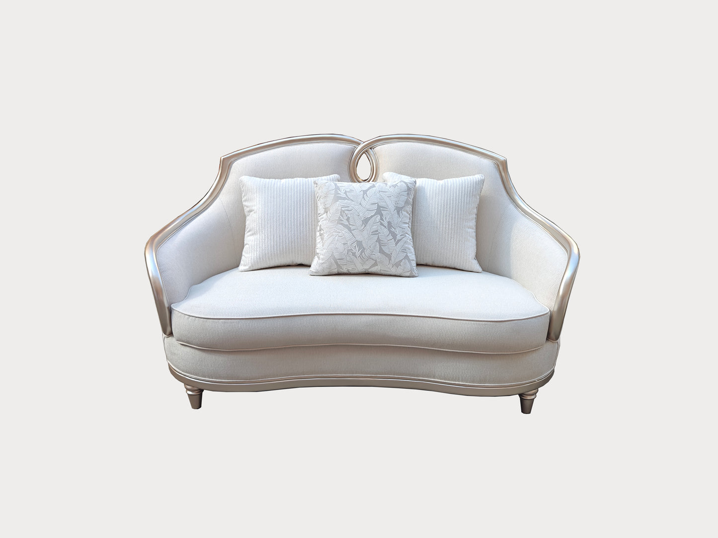 Caroline Light Grey Sofa – Modern Upholstered Living Room Sofa (L8525)