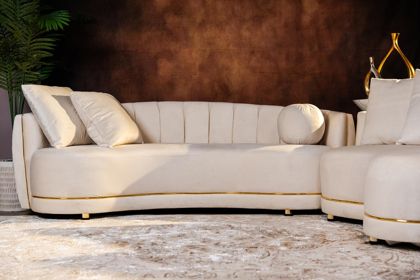 Claire Cloud Shape sofa set