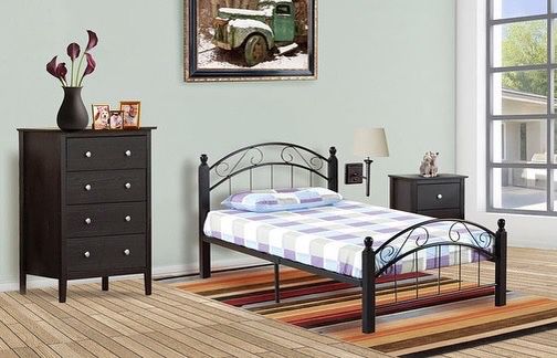 Twin Beds - Bed Frame + Mattress