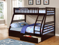 Bunk Bed -B-117 (Single/Double)