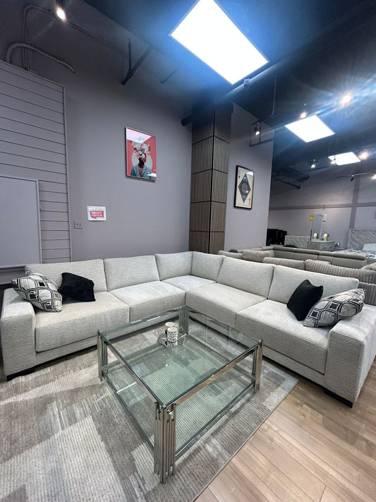 Canadian-Made U-Shaped Reversible Sectional Sofa