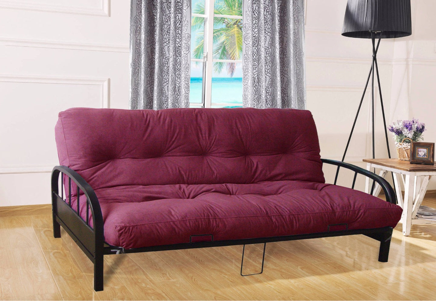 Black Metal Futon Frame - IF-211