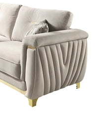 Leena Light Grey Sofa – Modern Upholstered Living Room Sofa (L7725)