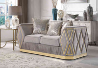 Kibali Taupe Sofa – Modern Upholstered Living Room Sofa (L8725)