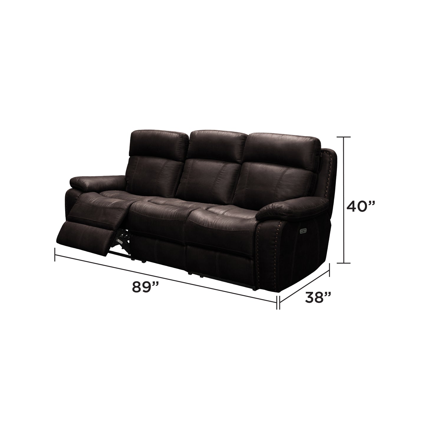 L2975 – Boomer Sofa (Chocolate & Stone)