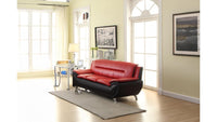 L3350 – Spruce Sofa (Black & Red/Black)