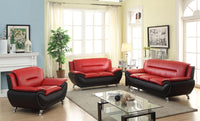 L3350 – Spruce Sofa (Black & Red/Black)