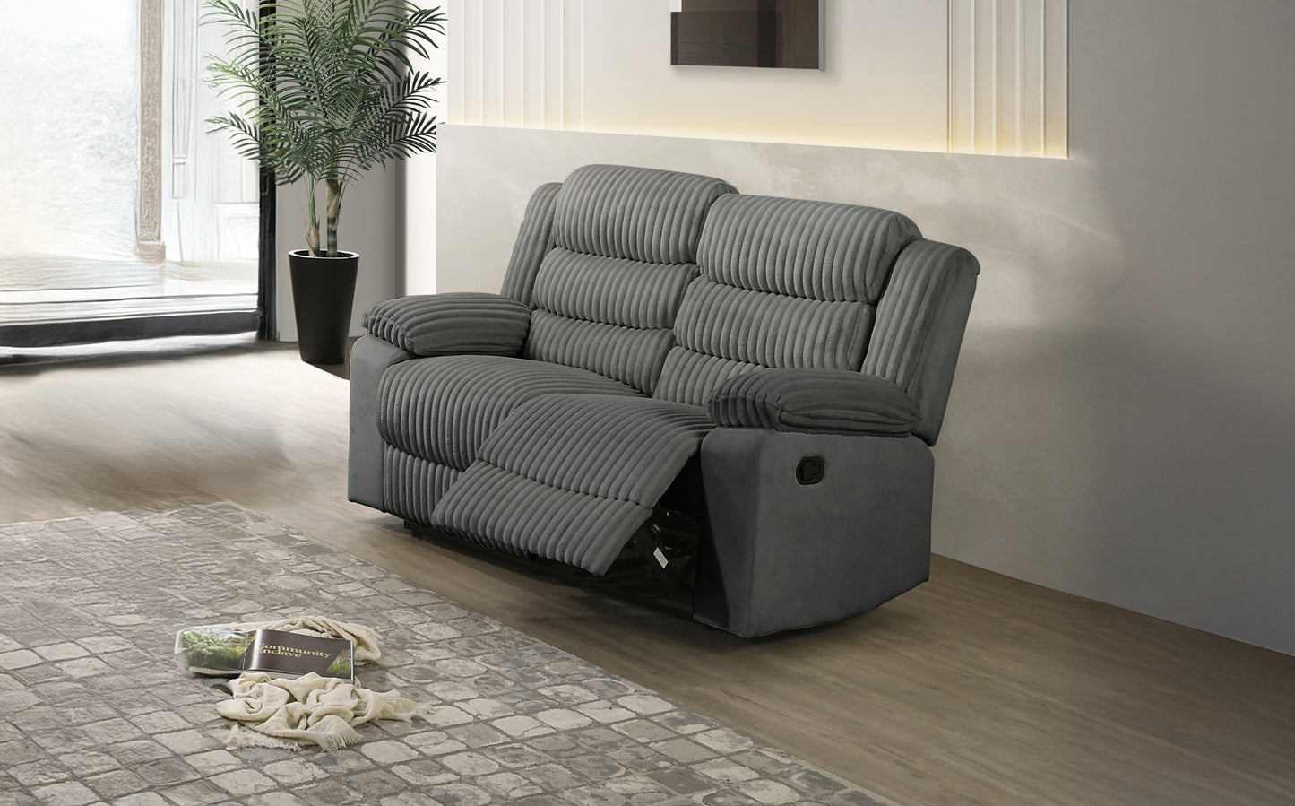 L3665 Comfort Sofa in Grey