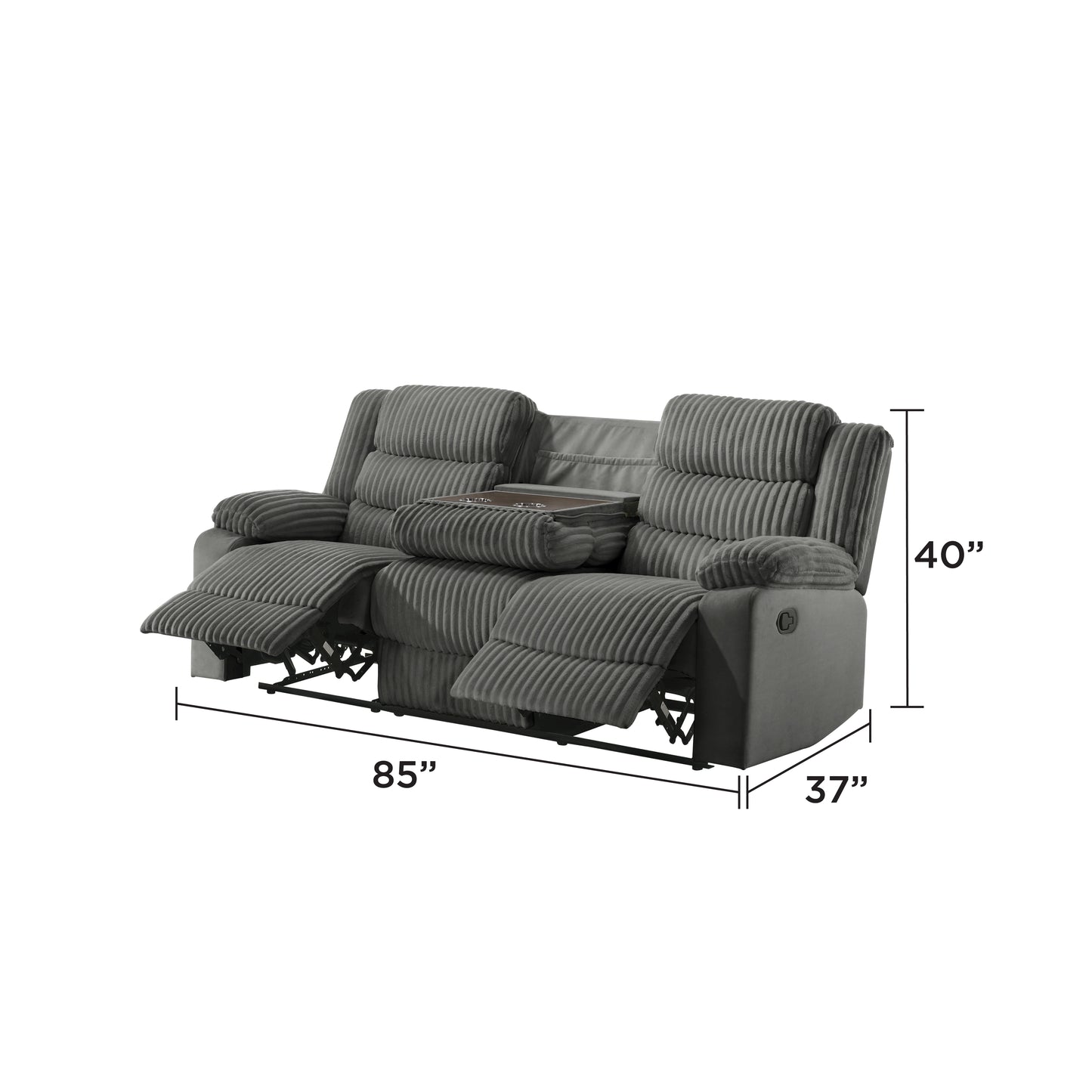 L3665 Comfort Sofa in Grey