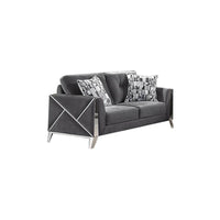 L5725 – Diana Sofa – Grey (3 pcs set: Sofa, Loveseat & Chair)