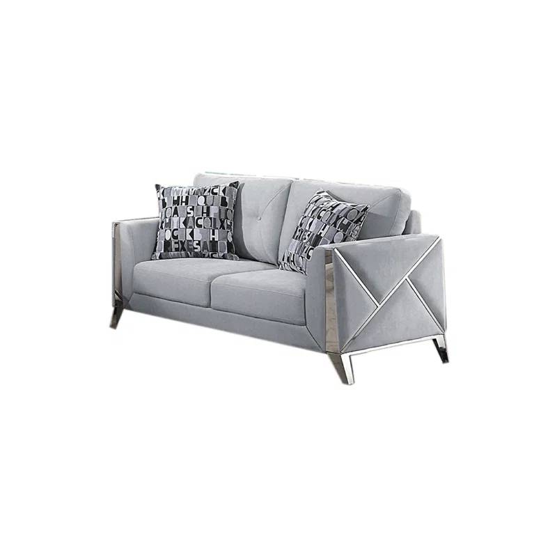 L5725 – Diana Sofa – Silver (3 pcs set)