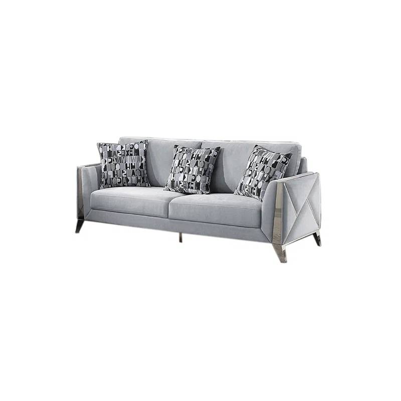 L5725 – Diana Sofa – Silver (3 pcs set)