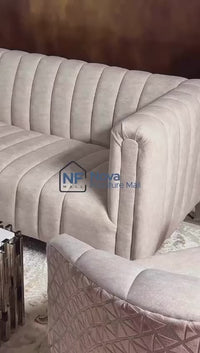 Sophia comfy sofa with 2 swirls chair